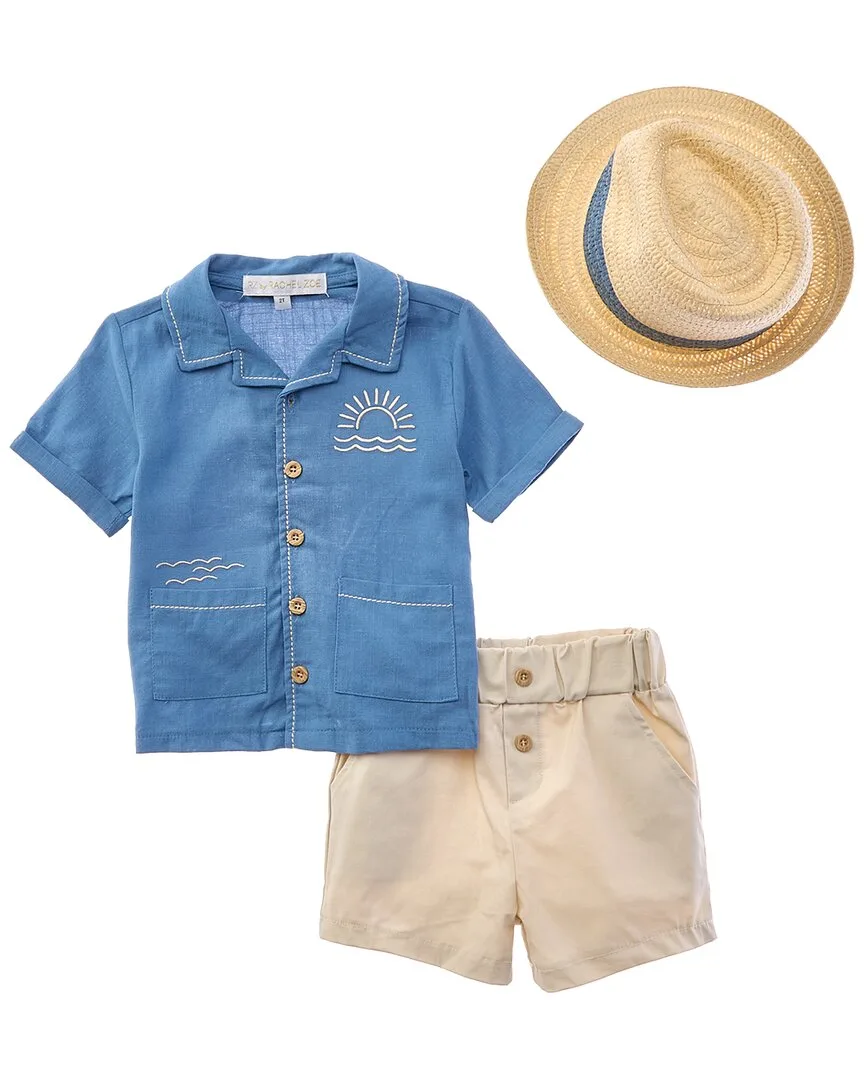 3Pc Top & Short Set by Rachel Zoe