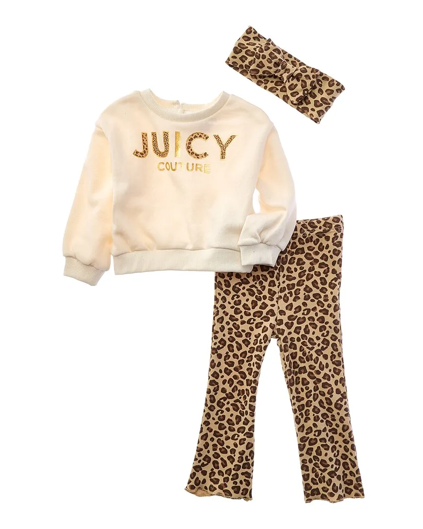 3Pc Top, Pant, & Headband Set by Juicy Couture