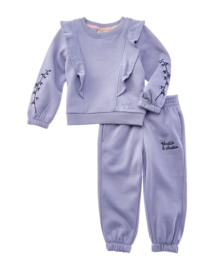 2Pc Fleece Top & Pant Set by Scotch & Soda