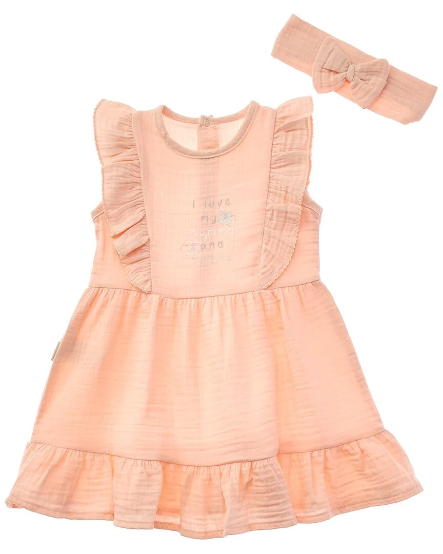 Love Family Muslin Dress & Headband Set by Andywawa