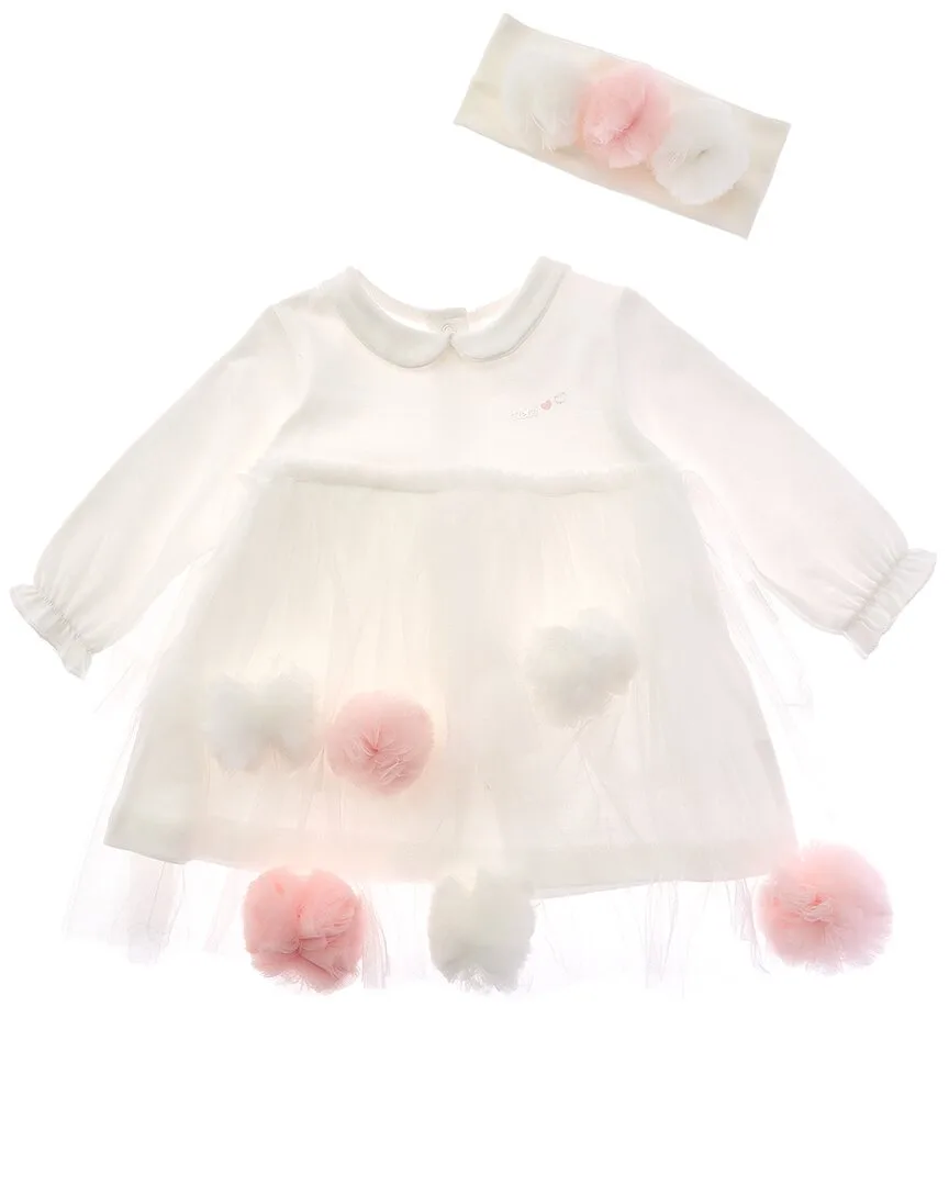Love Pom Dress & Headband Set by Andywawa