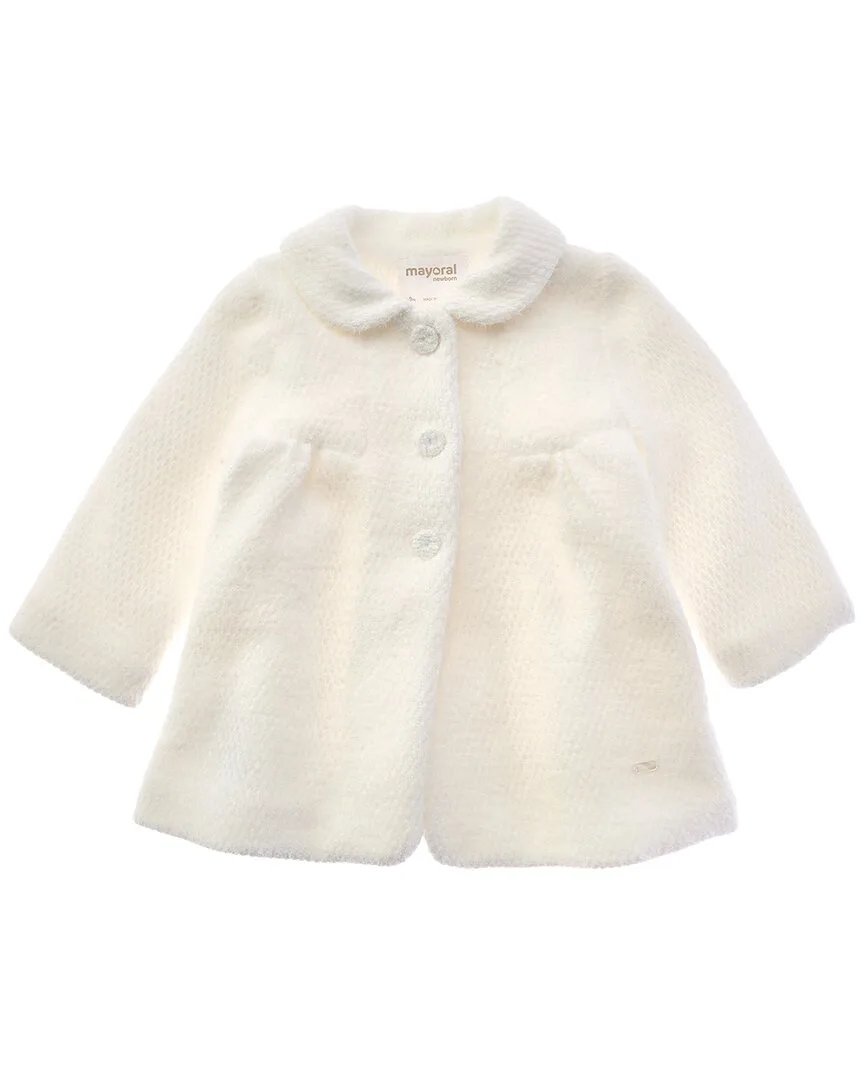 Newborn Terry Cloth Coat by Mayoral