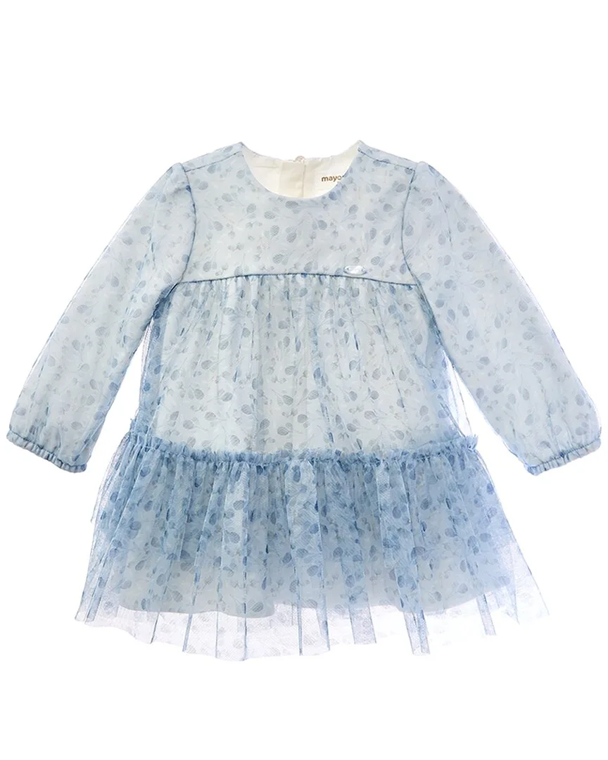 Newborn Embroidered Dress by Mayoral