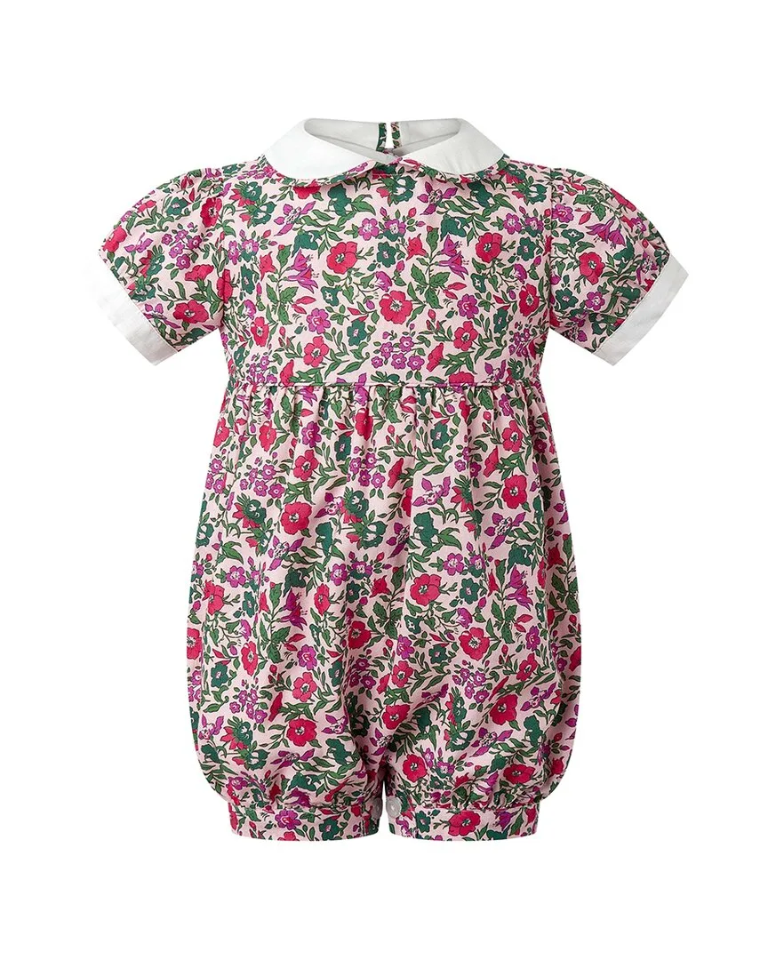 Floral Button-Front Babysuit by Rachel Riley