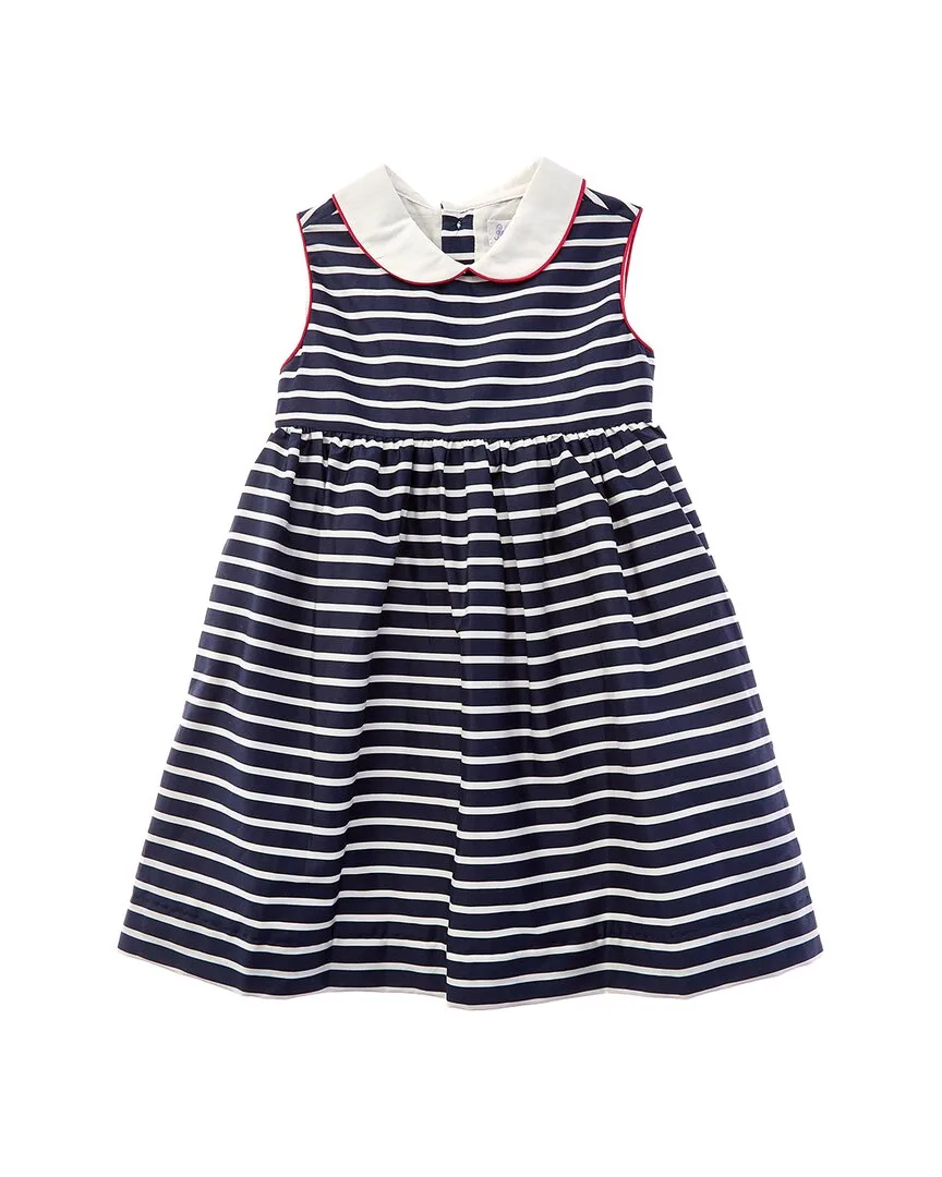Striped Peter Pan Collar Dress by Rachel Riley