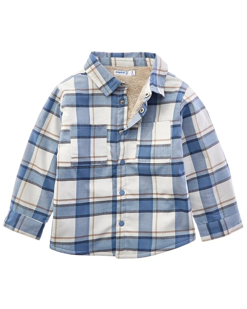 Plaid Overshirt by Mayoral