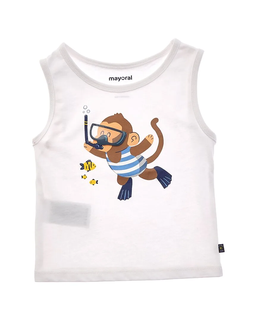 Scuba Graphic Tank Top by Mayoral