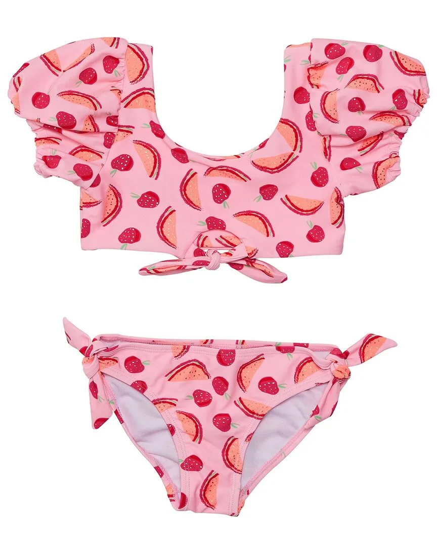 Berry Sweet Knot Front Bikini by Snapper Rock