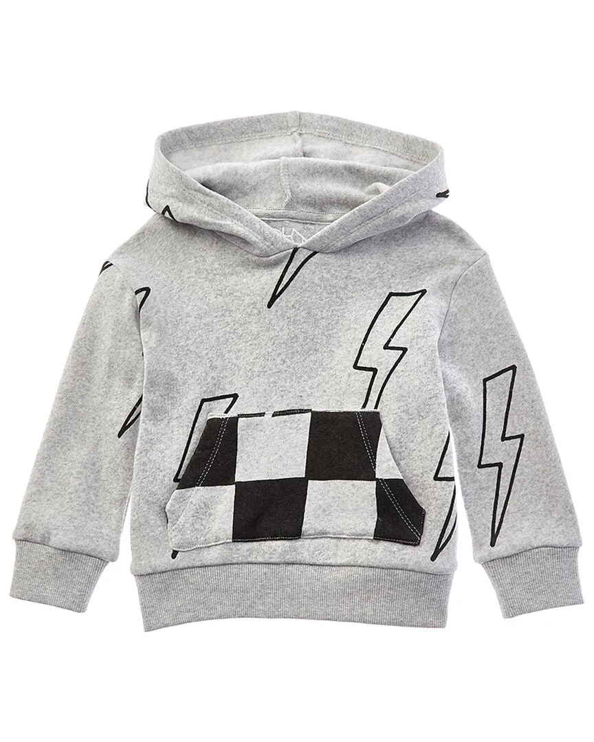 Blocked Checkered Bolts Hoodie by Chaser