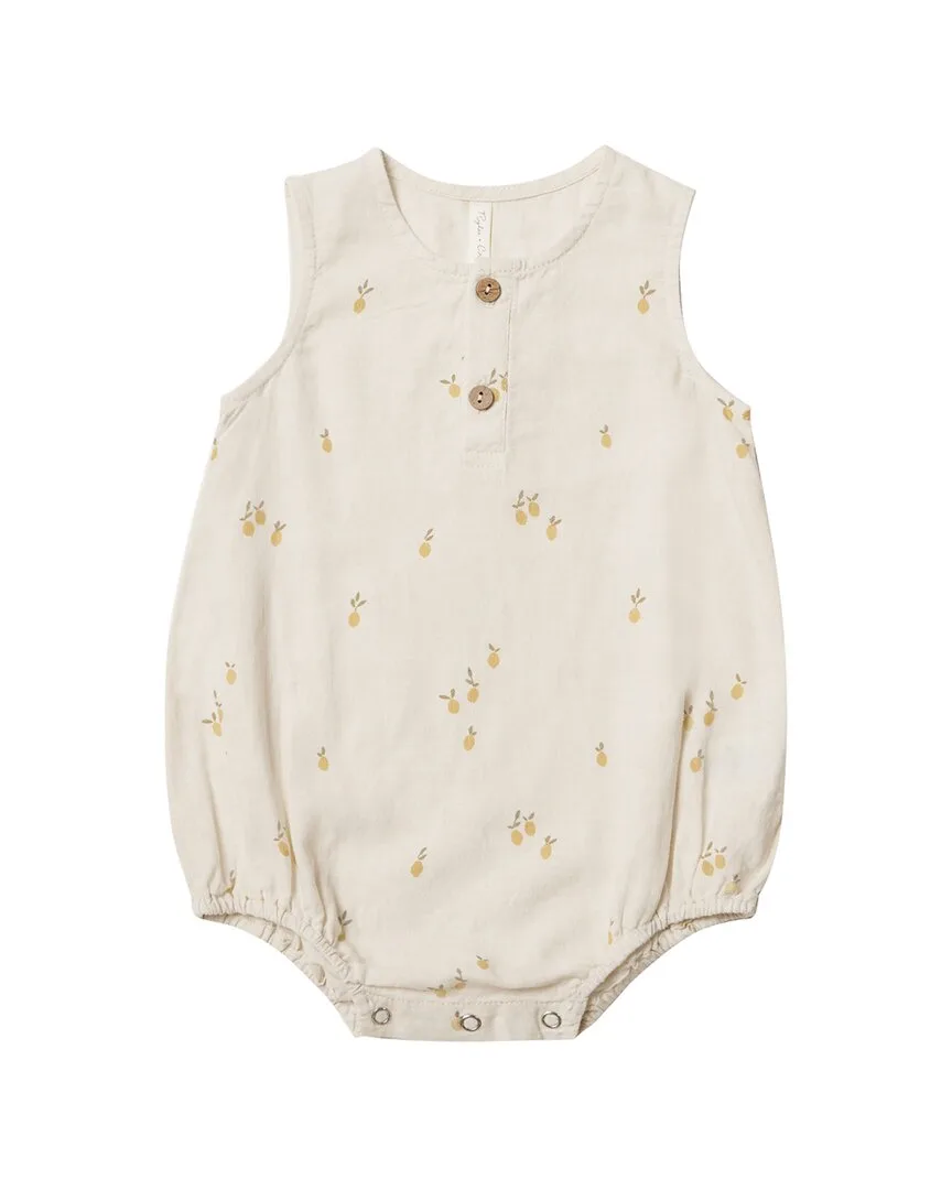 Beau Linen-Blend Romper by Rylee  Cru Collective