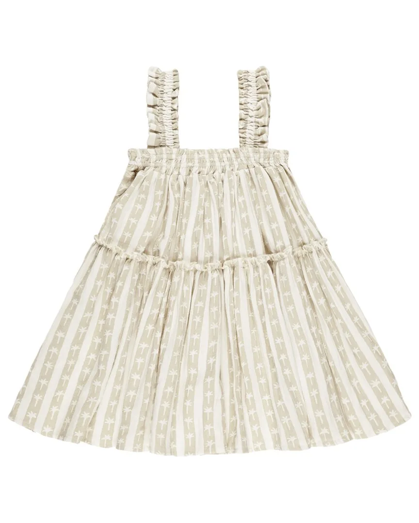 Cicily Linen-Blend Dress by Rylee  Cru Collective