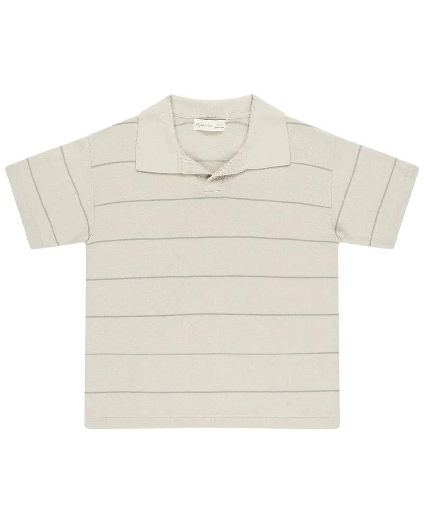Rylee + Cru Collective Chandler Knit Polo Shirt by Rylee  Cru Collective