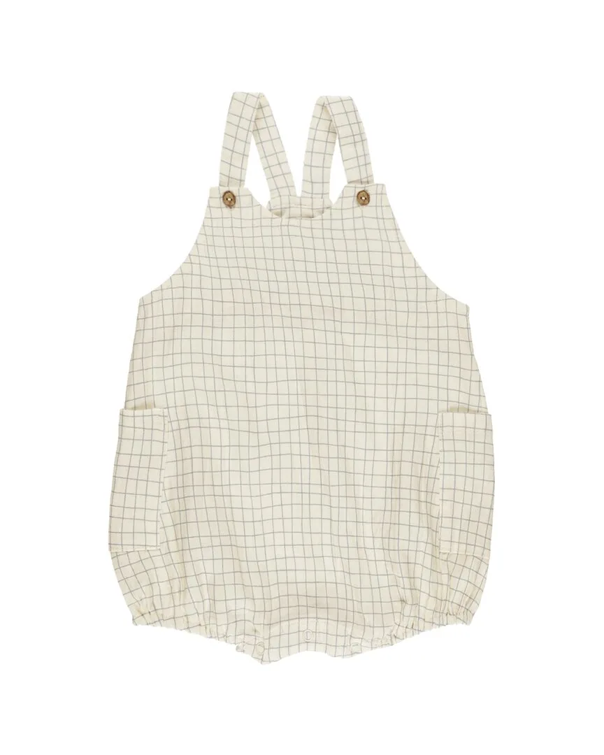 Rylee + Cru Collective Lou Linen-Blend Romper by Rylee  Cru Collective