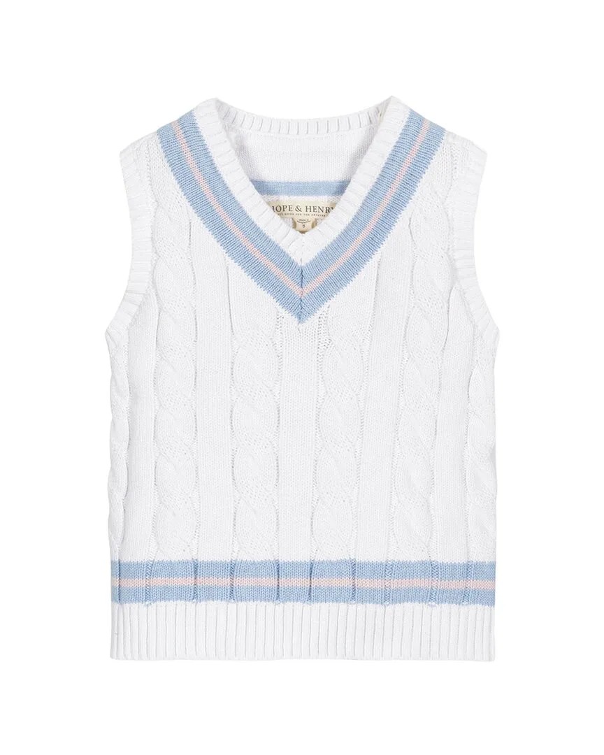 V-Neck Sweater Vest by Hope & Henry
