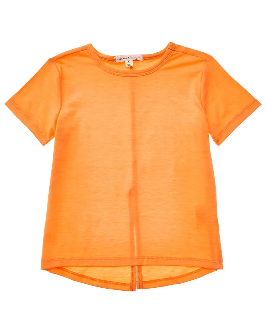 Kerry Split Back T-Shirt by Threads 4 Thought