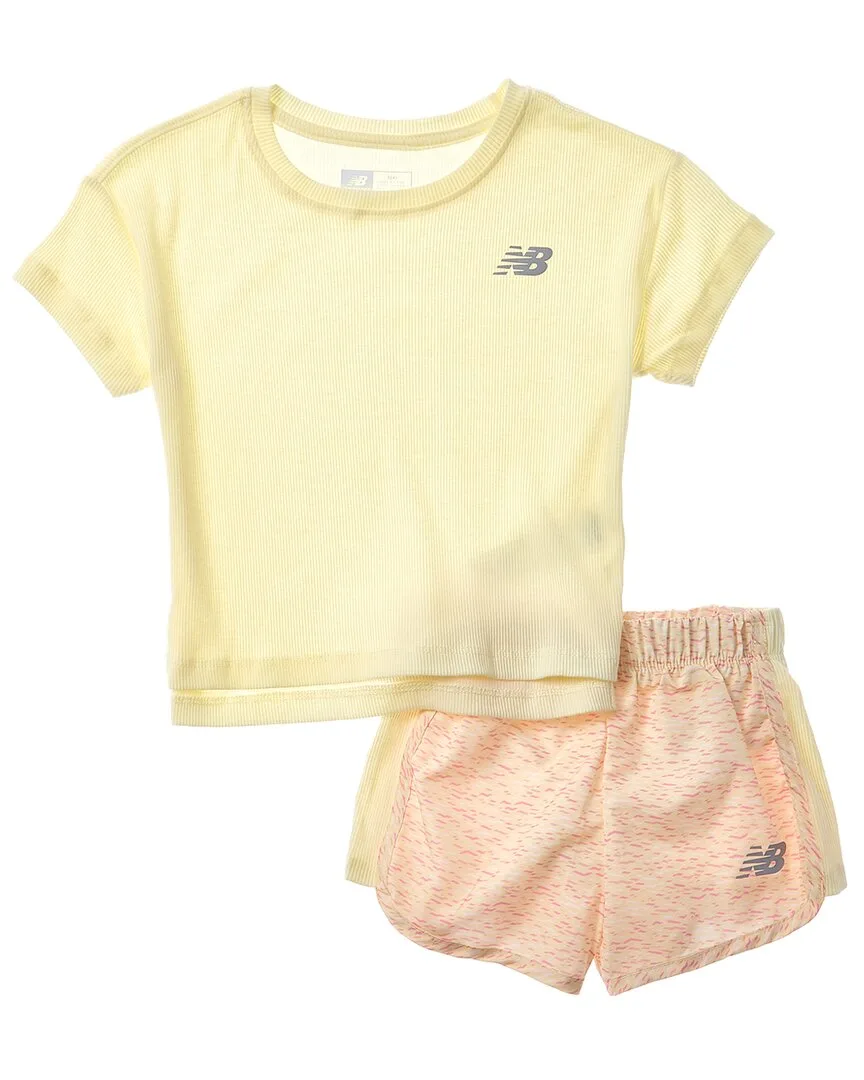 2Pc T-Shirt & Woven Short Set by New Balance