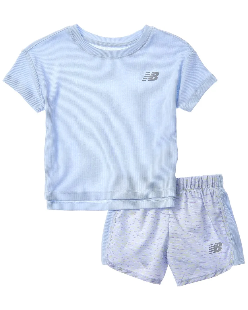 2Pc T-Shirt & Woven Short Set by New Balance