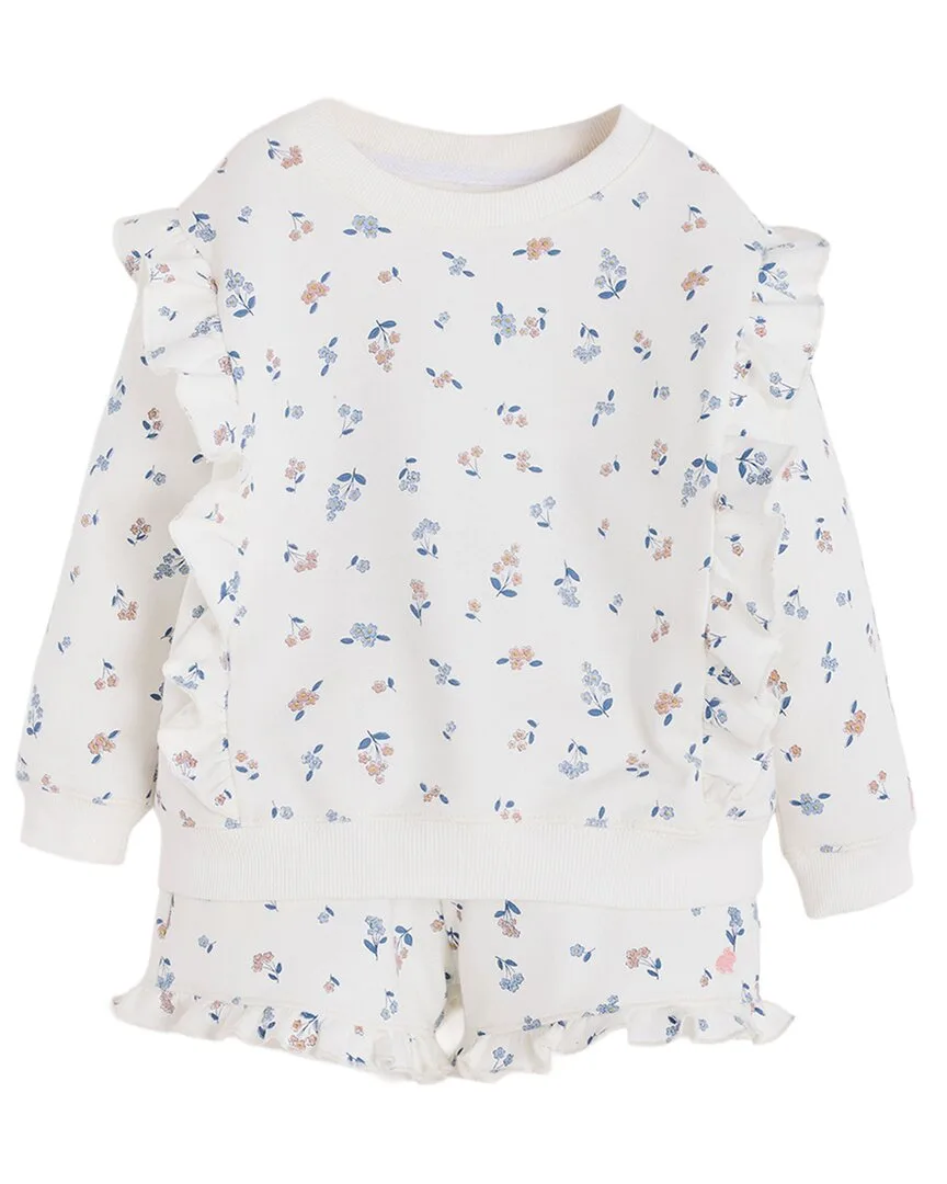 2Pc Printed Sweatshirt & Jogger by Babycottons