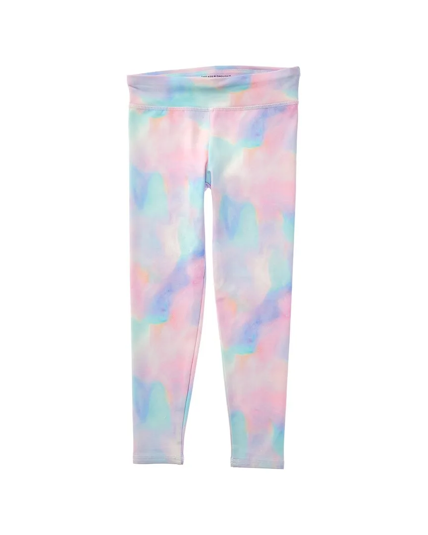 Rainbow Cloud Print Legging by Threads 4 Thought