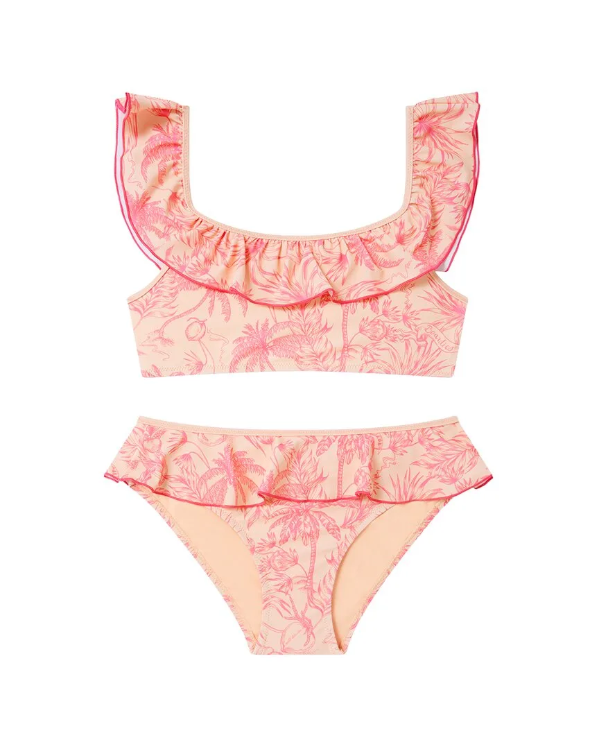 Peach Please Ruffles Bikini by Boardies