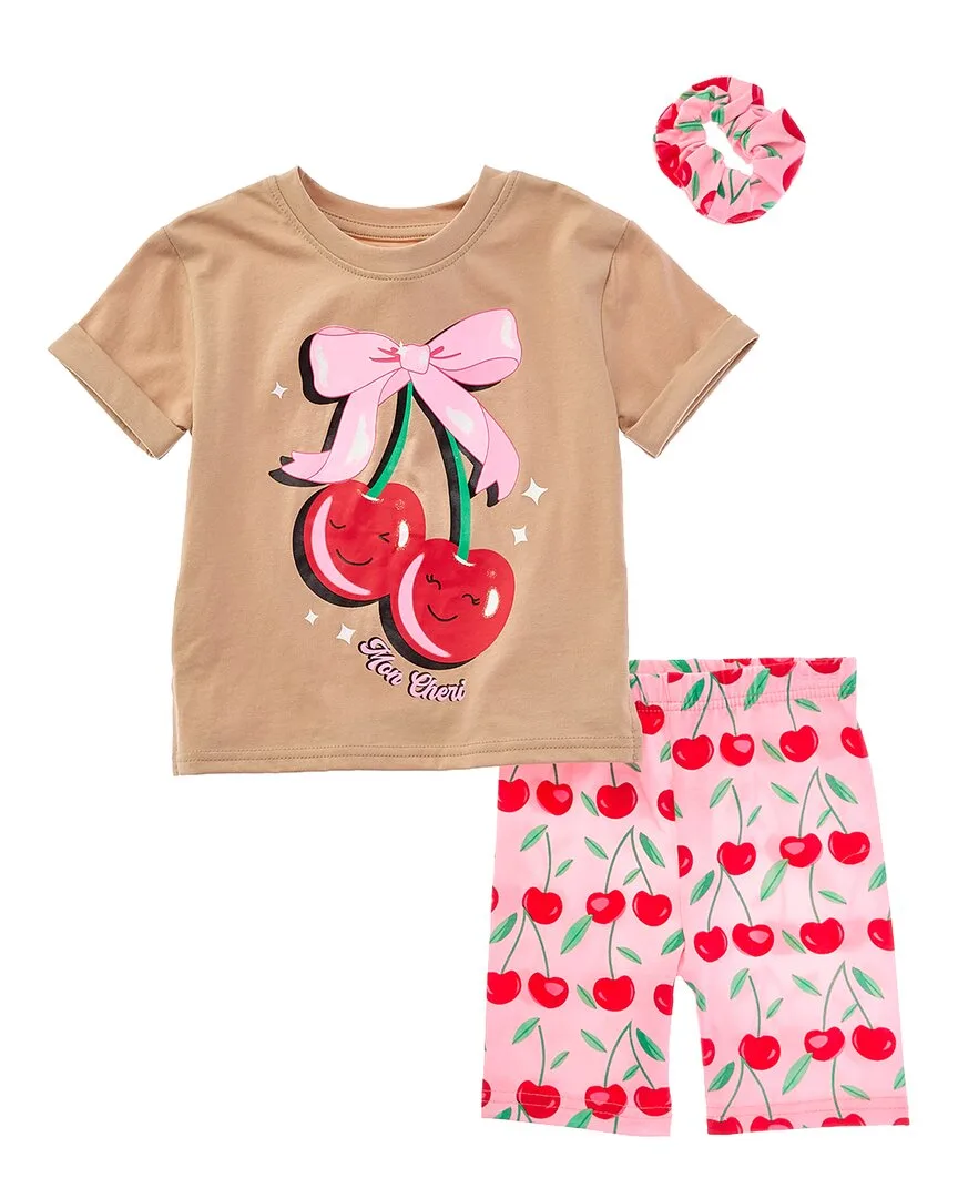 3Pc Mon Cheri Bike Short Set by Freestyle