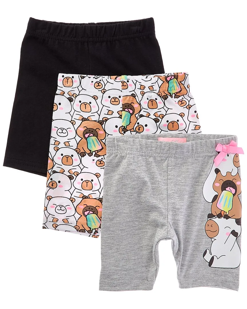 3Pk Capybara Cutie Bike Short by Freestyle