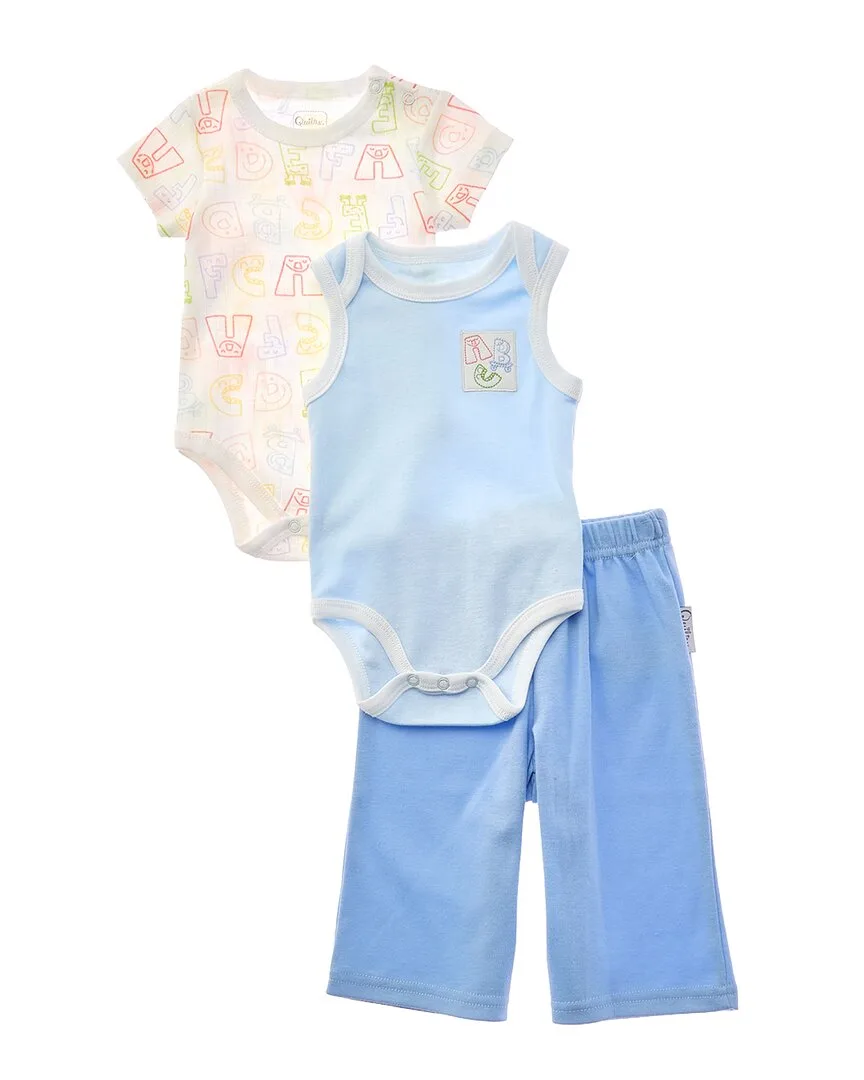 3Pc Champ Romper & Turn Me Around Pant Set by Quiltex