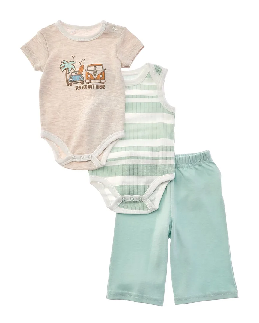 3Pc Sea You Out There Romper & Turn Me Around Pant Set by Quiltex