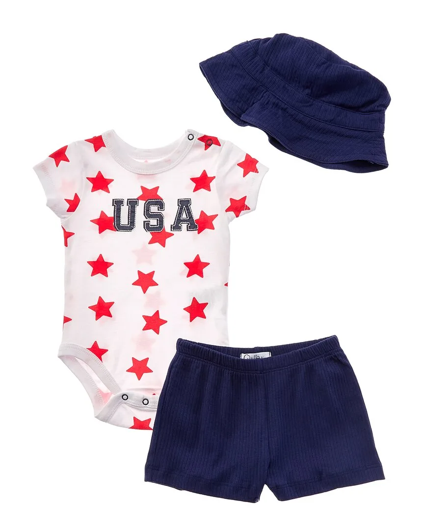 Stars & Smiles 2Pc Short Set by Quiltex