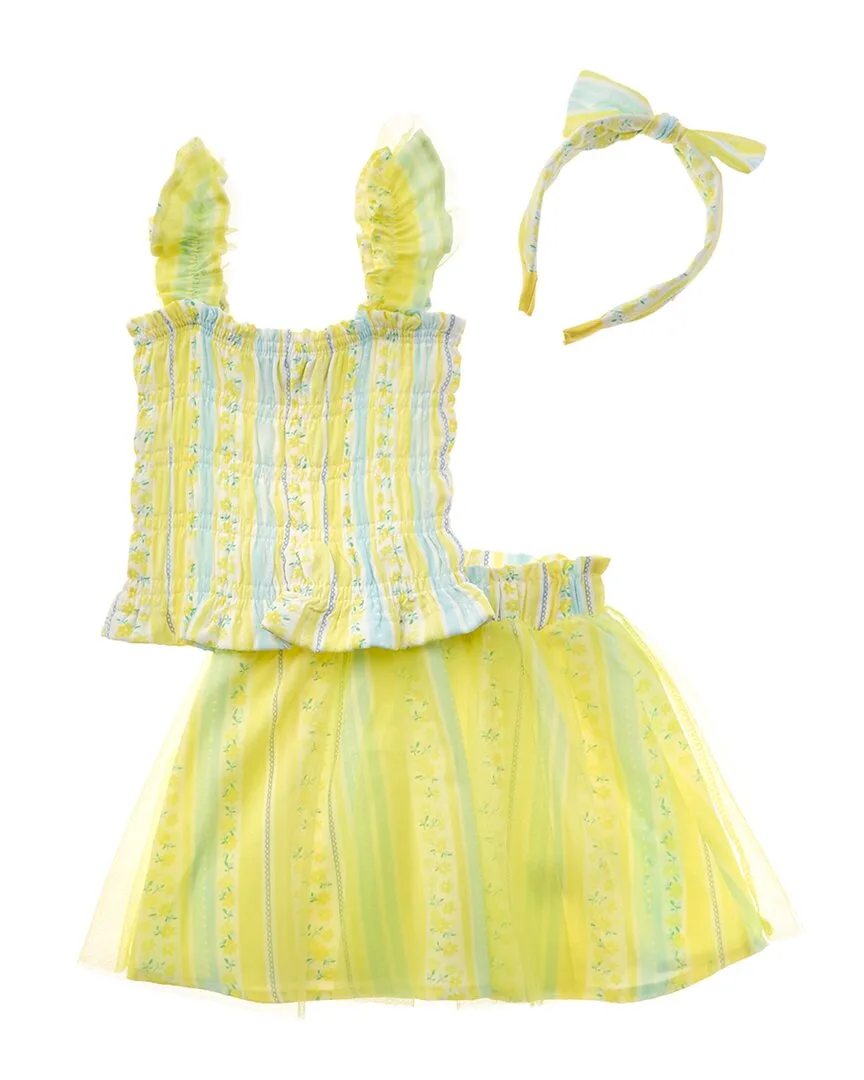 3Pc Wallpaper Tulle Skirt Set by Freestyle