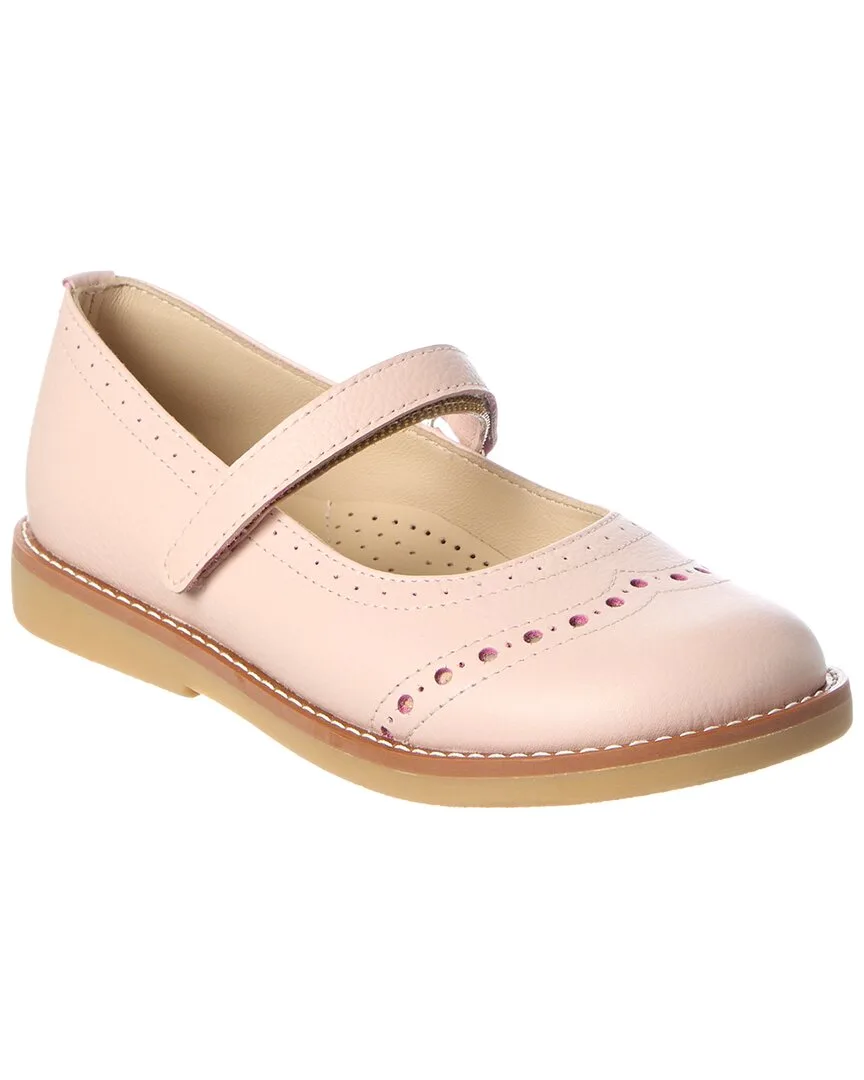 Martina Leather Flat by Elephantito