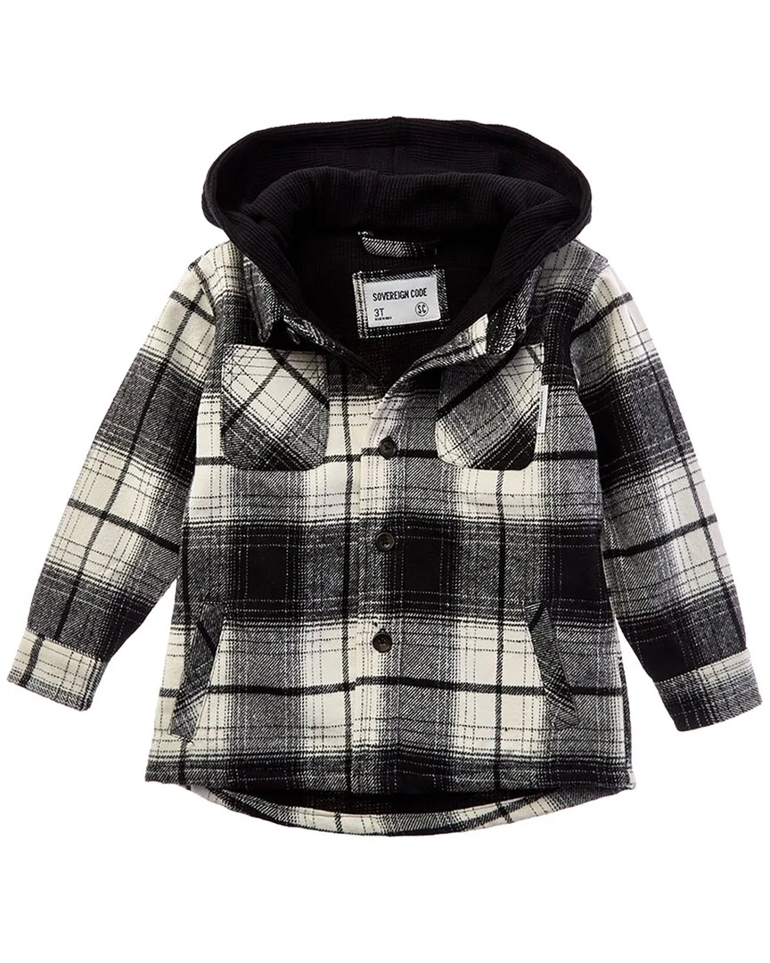 Guard Hooded Button Down Shirt by Sovereign Code