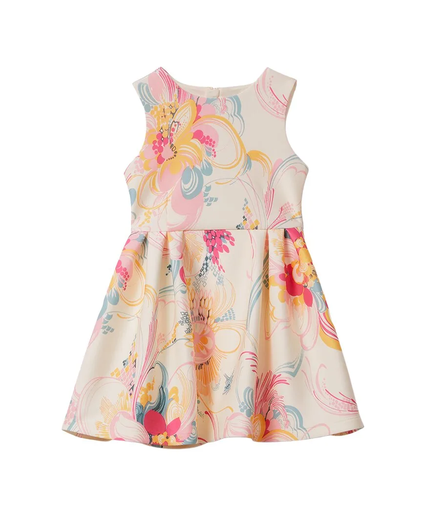 Trinny Pleated Scuba Dress