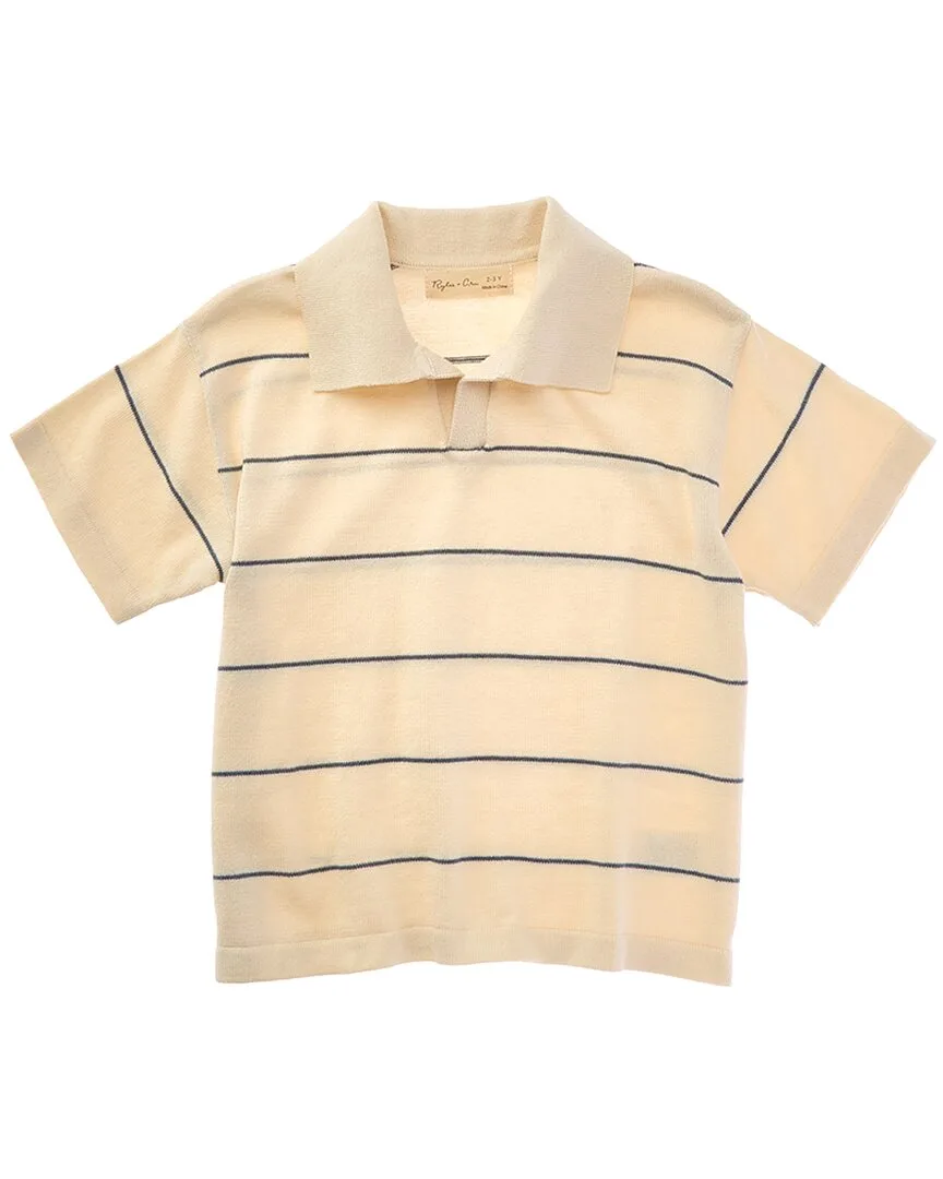Chandler Knit Polo Shirt by Rylee  Cru Collective