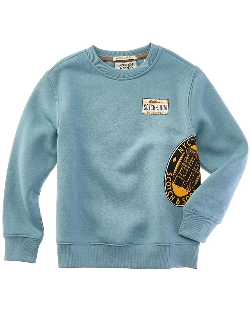 Dyed Crewneck Pullover by Scotch & Soda