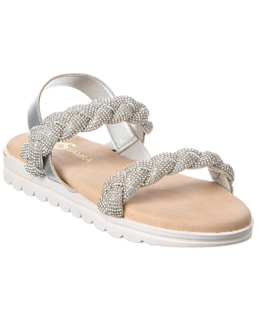 Miss Bradie Slingback Canvas Sandal by Yosi Samra