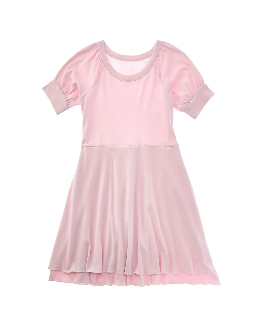 Baby Rib Puff Sleeve Dress by Chaser