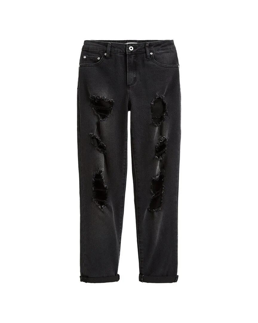 Destructed Straight Pant by Tractr