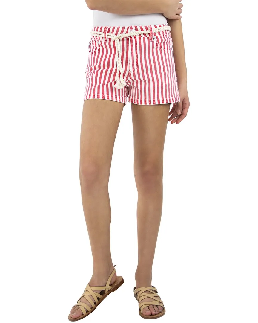 Mid Rise Stripe Short by Tractr