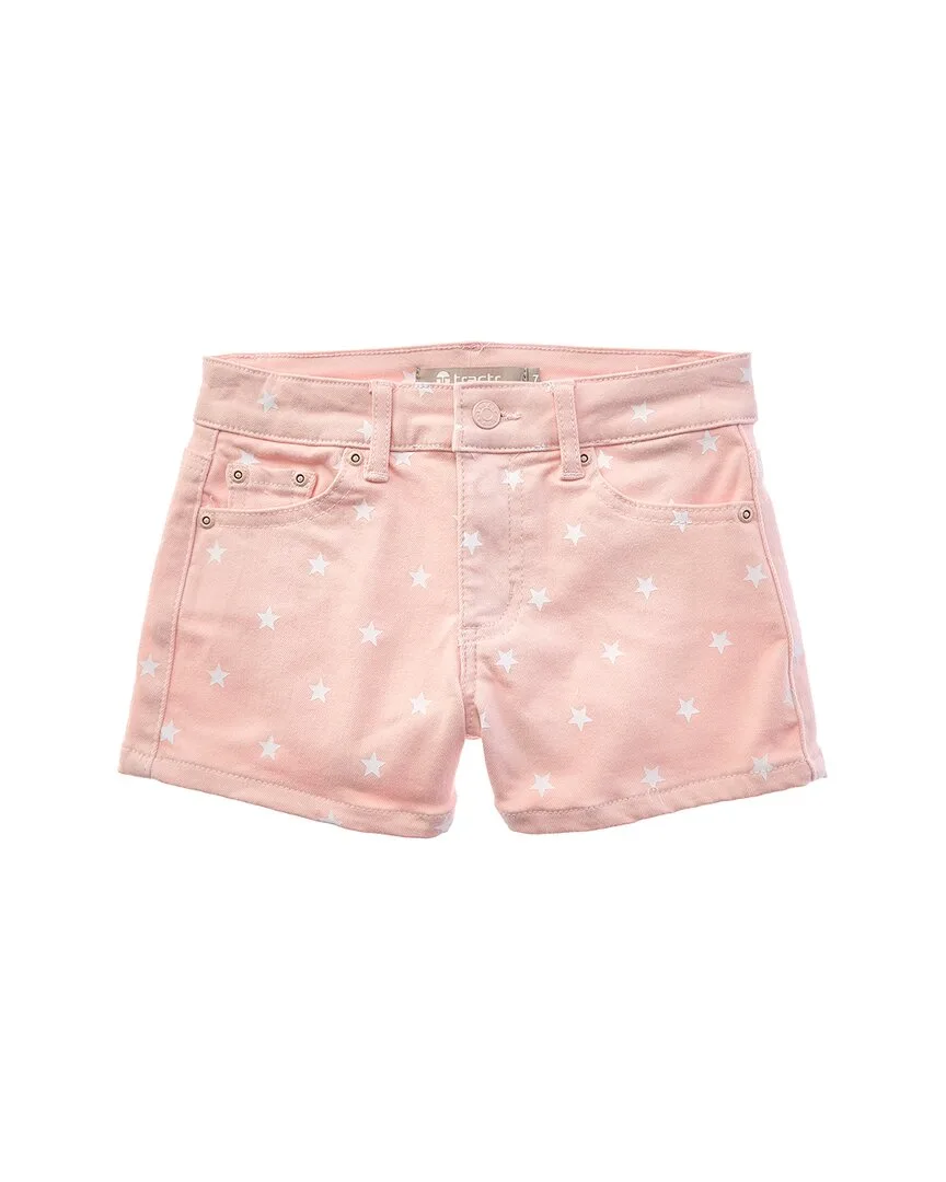 Brittany Star Print Color Short with Fray by Tractr