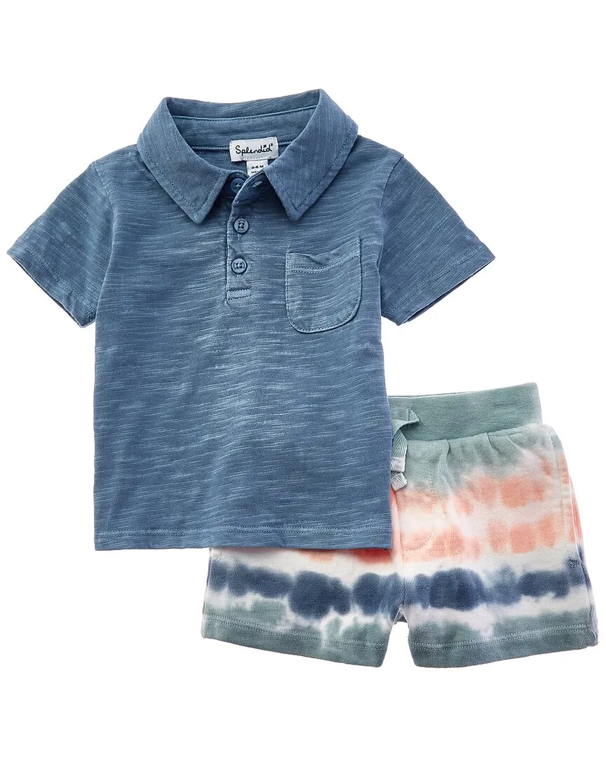 2Pc Sunray Short Set by Splendid
