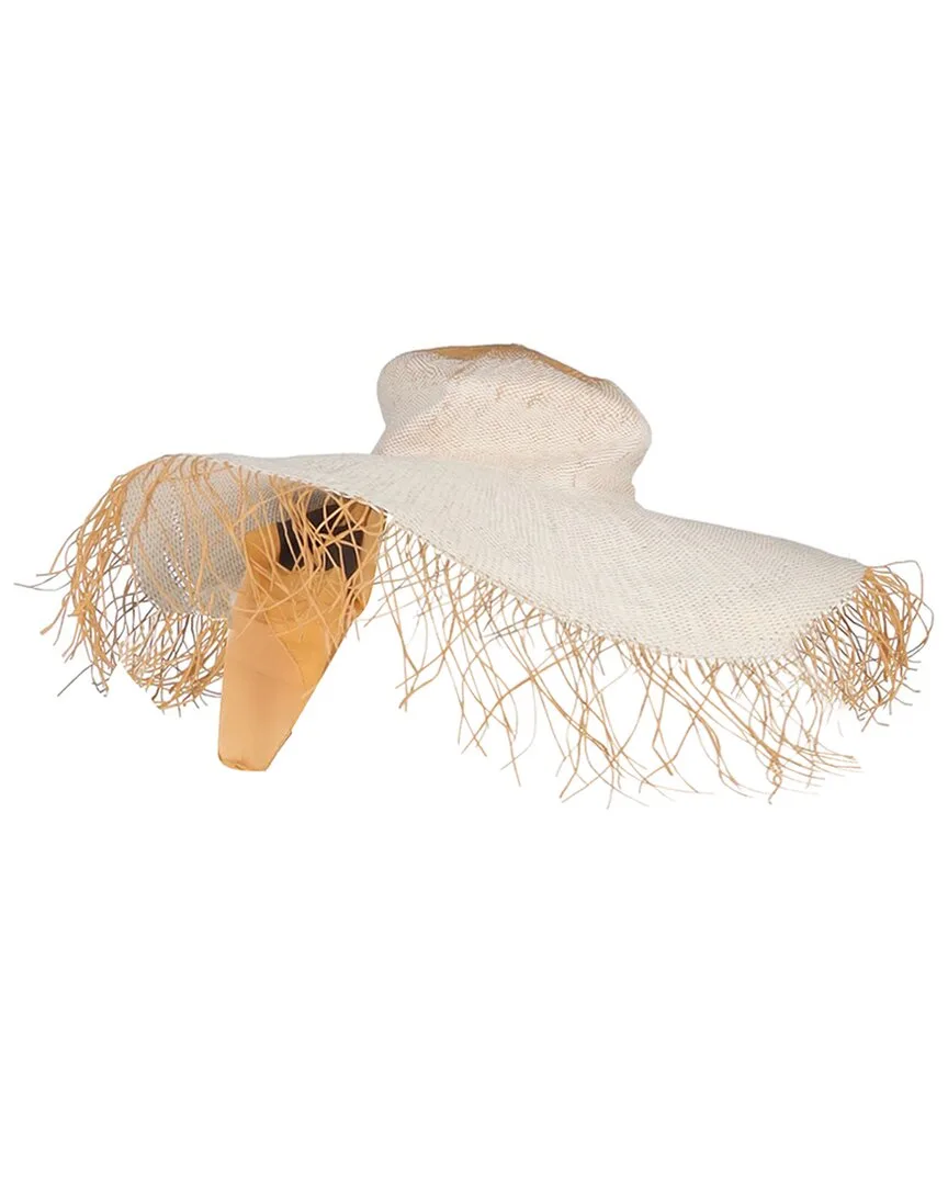 Wide Brim Hat with Scarf (authentic Pre-Loved)