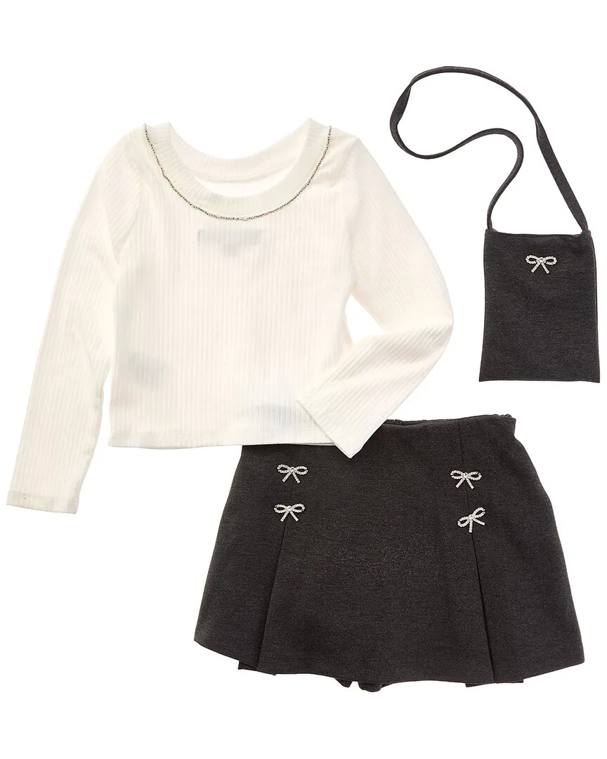 3Pc Skort Set by Badgley Mischka