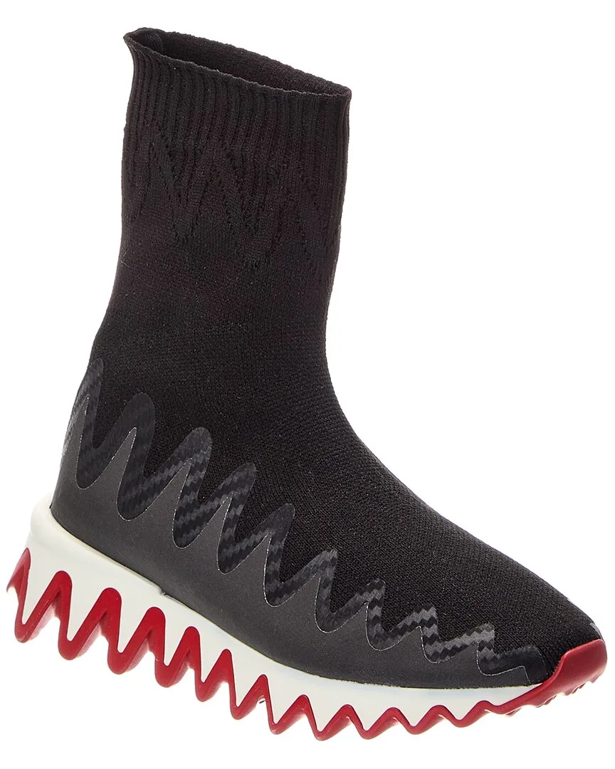 Canvas High Top Sneaker by Christian Louboutin