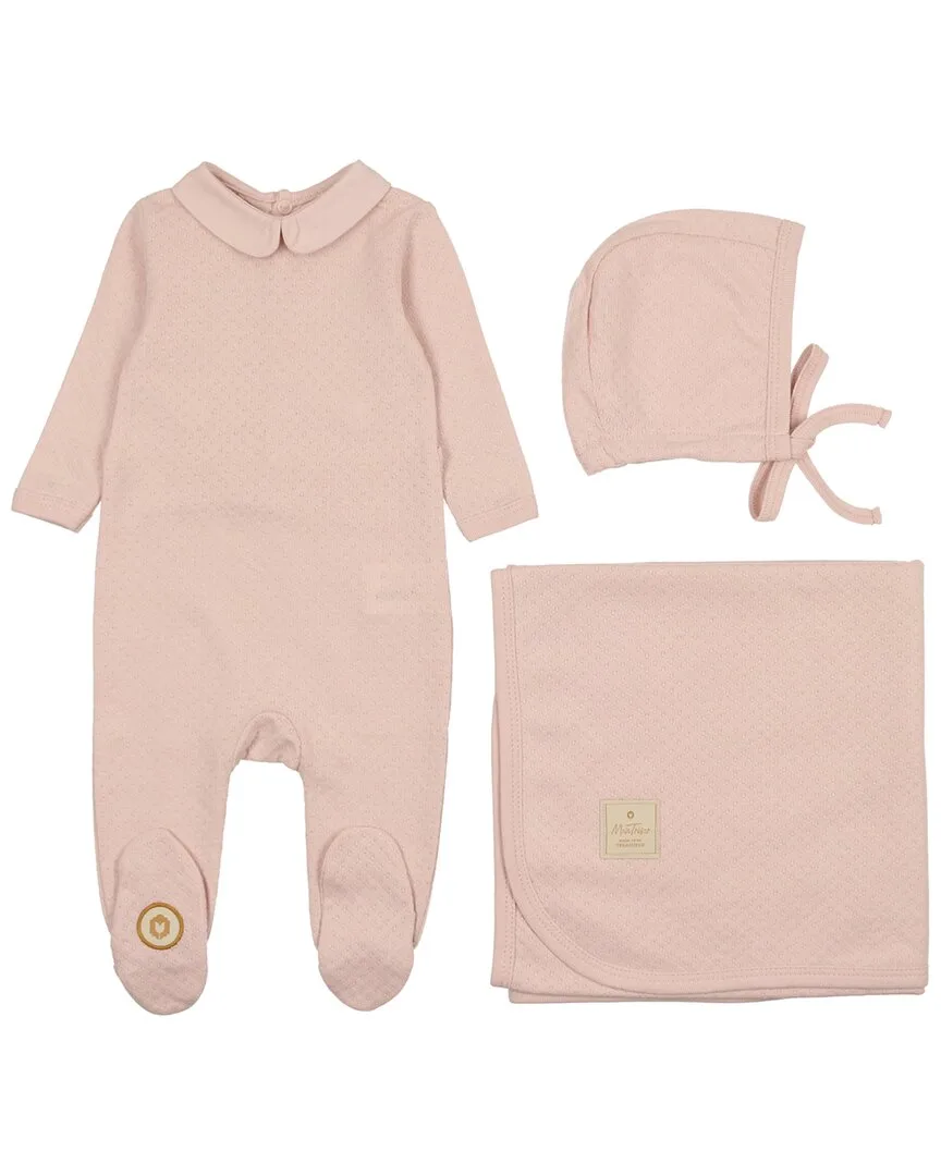Textured Elegance Layette Set by Mon Tresor