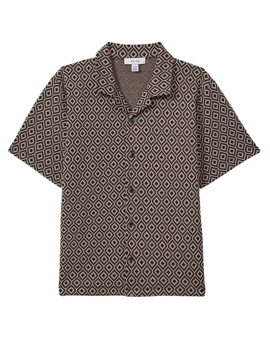 Grove Cuban Aztec Shirt by Reiss