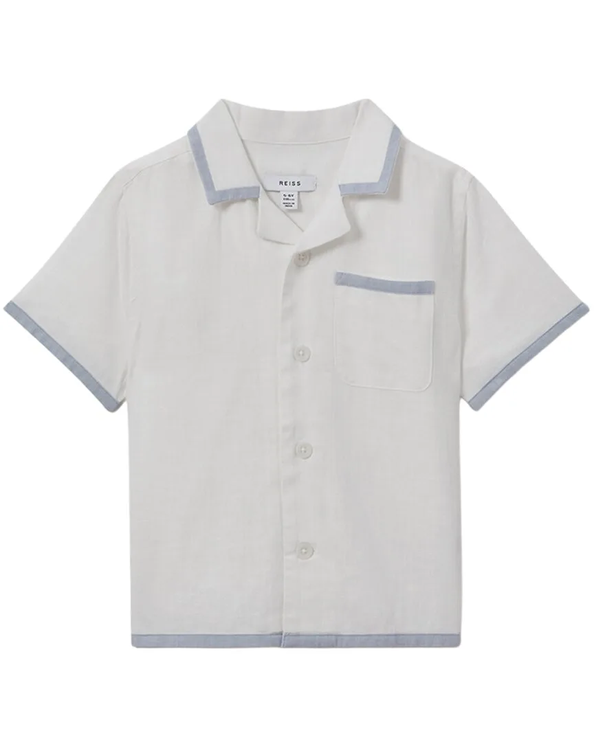 Vitan Linen Cuban Shirt by Reiss