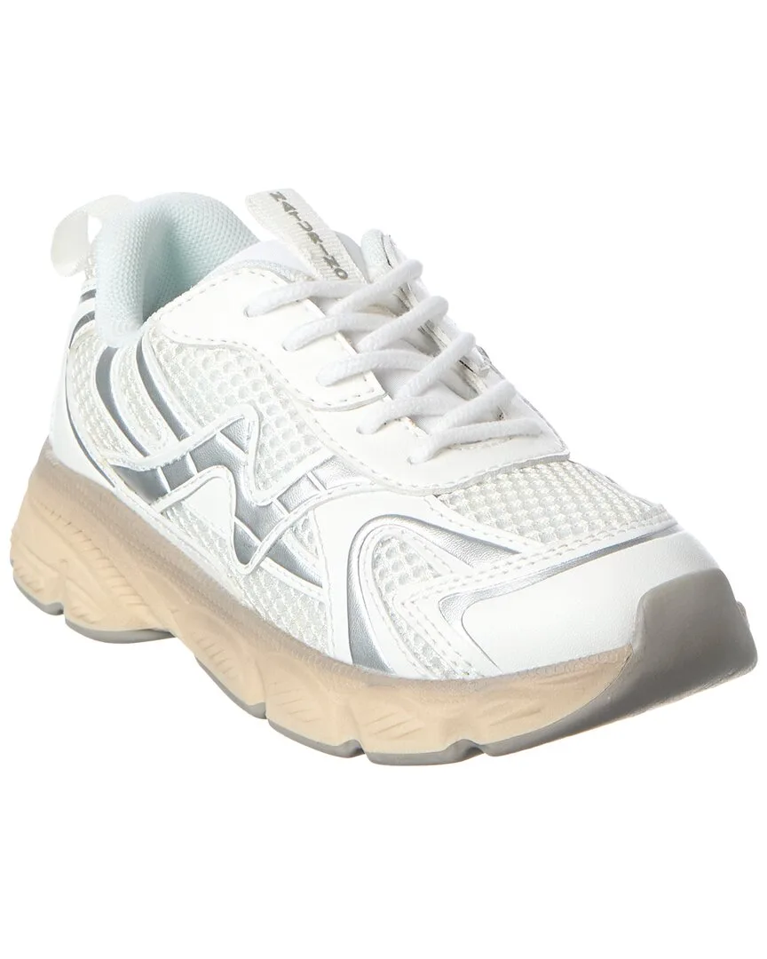Wave Leather & Canvas Sneaker by Naturino
