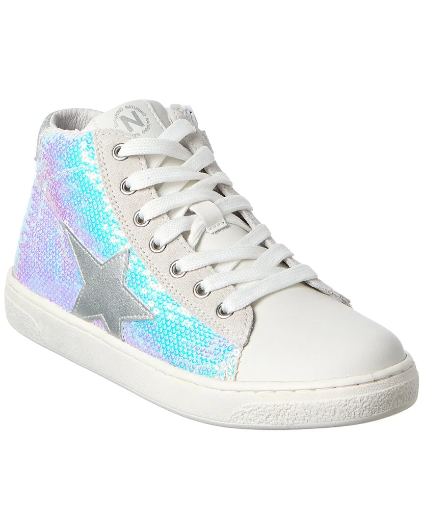 Pinn High-Top Leather Sneaker by Naturino