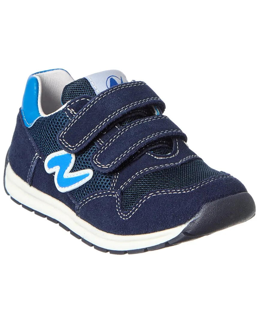 Sammy 3 Leather, Suede & Canvas Sneaker by Naturino